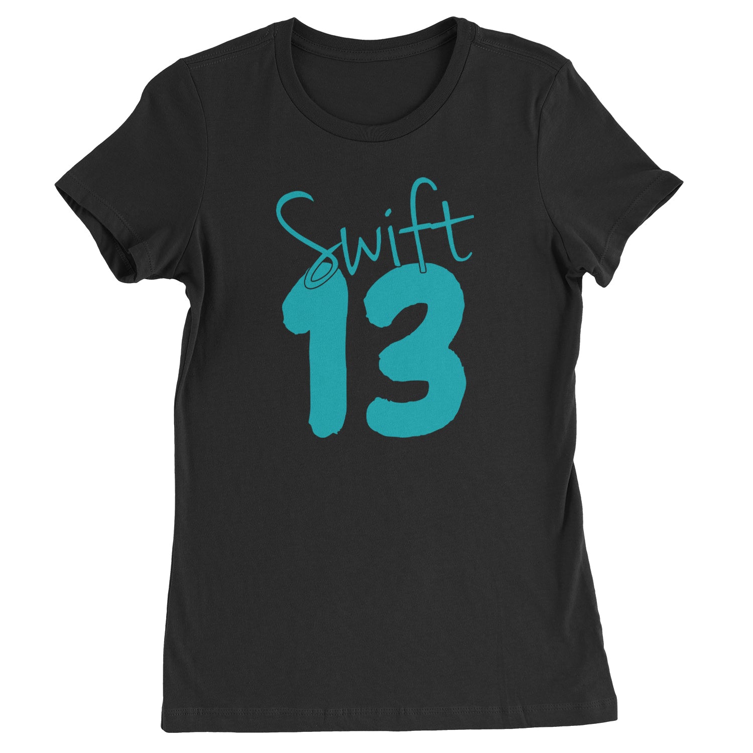 13 Swift 13 Lucky Number Era TTPD Womens T-shirt Black