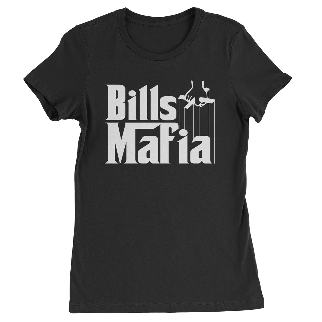 Mafia Bills Mafia Godfather Womens T-shirt Black
