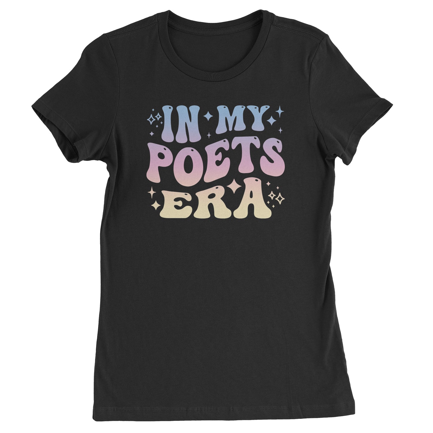 In My Poet Era Tie Dye TTPD Music Womens T-shirt Heather Grey