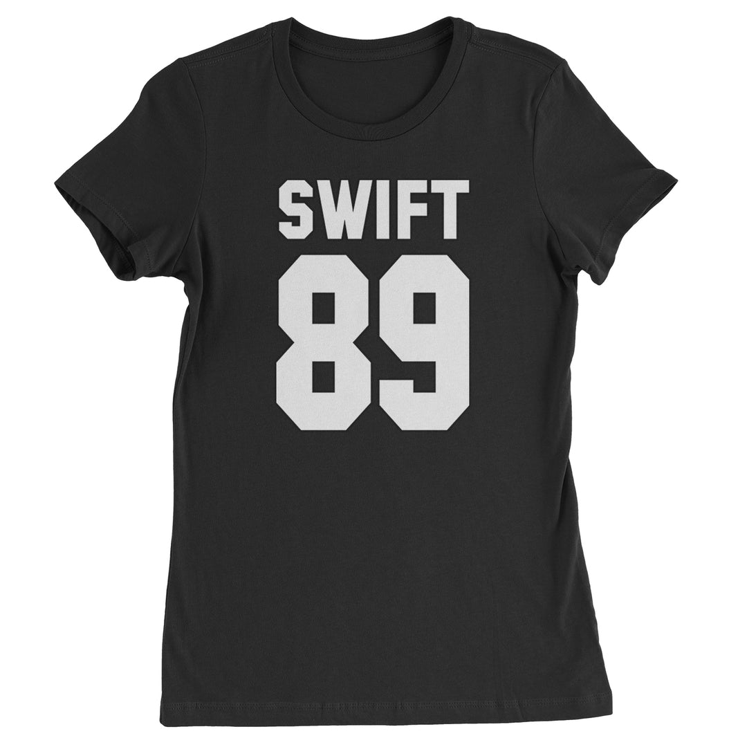 Swift 89 Birth Year Music Fan Era Poets Department Lover Womens T-shirt Black