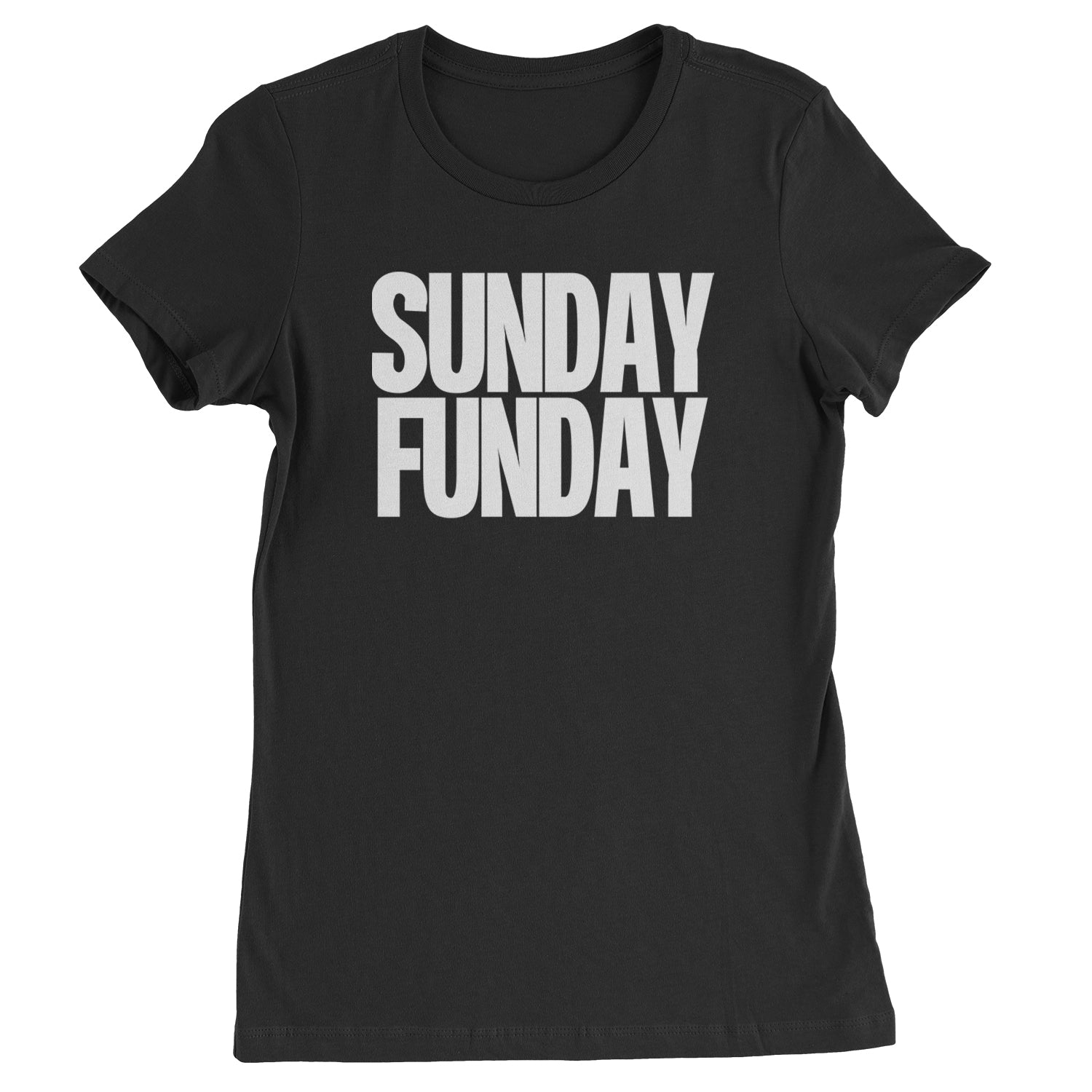 Sunday Funday  Womens T-shirt Black