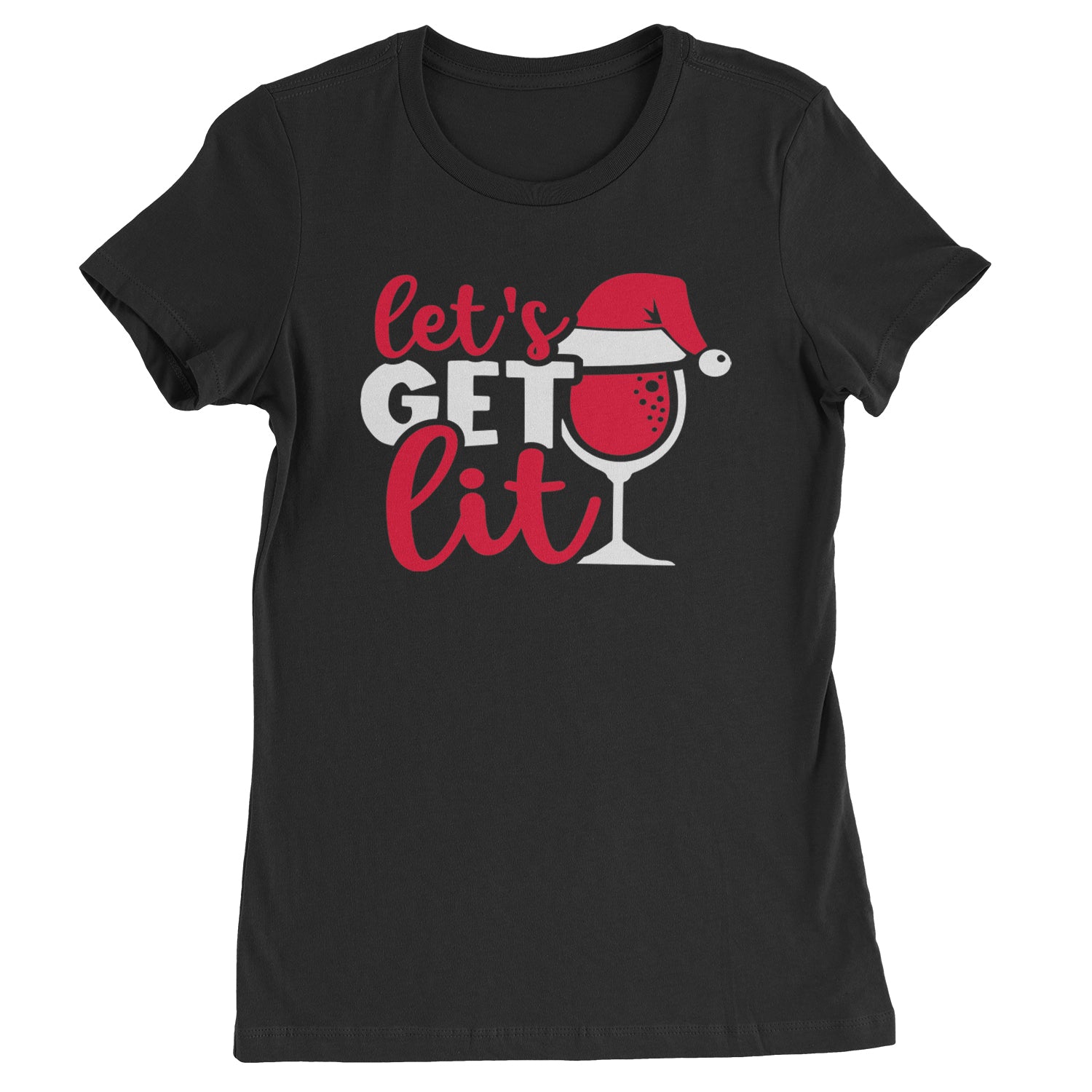 Let’s Get Lit Womens T-shirt Black