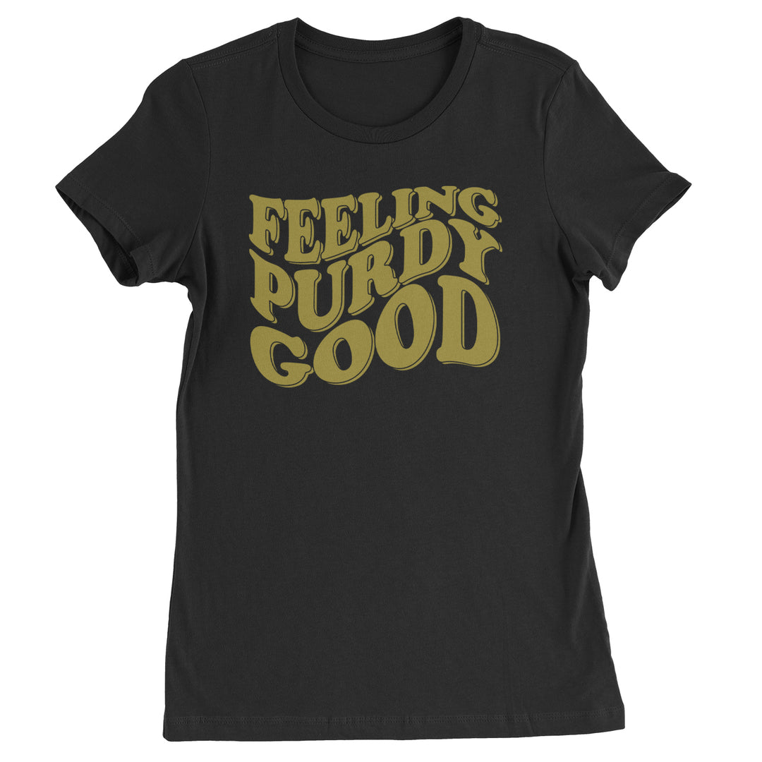Feeling Purdy Good San Francisco Womens T-shirt Black