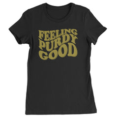 Feeling Purdy Good San Francisco Womens T-shirt Black