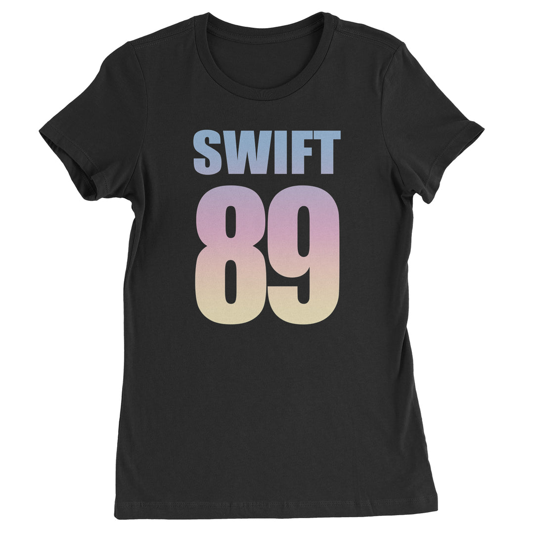 Lover Era Swift 89 Birth Year Music Fan TTPD Womens T-shirt Black