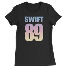Lover Era Swift 89 Birth Year Music Fan TTPD Womens T-shirt Black
