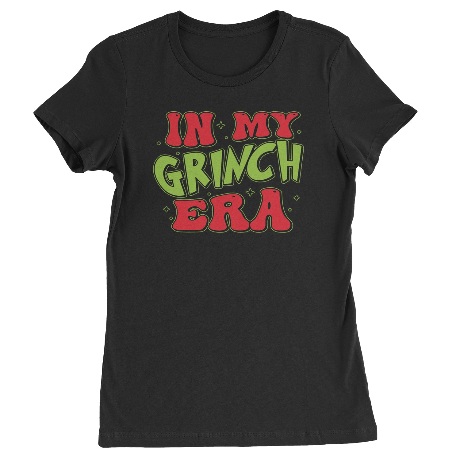 In My Gr-nch Era Jolly Merry Christmas  Womens T-shirt Heather Grey