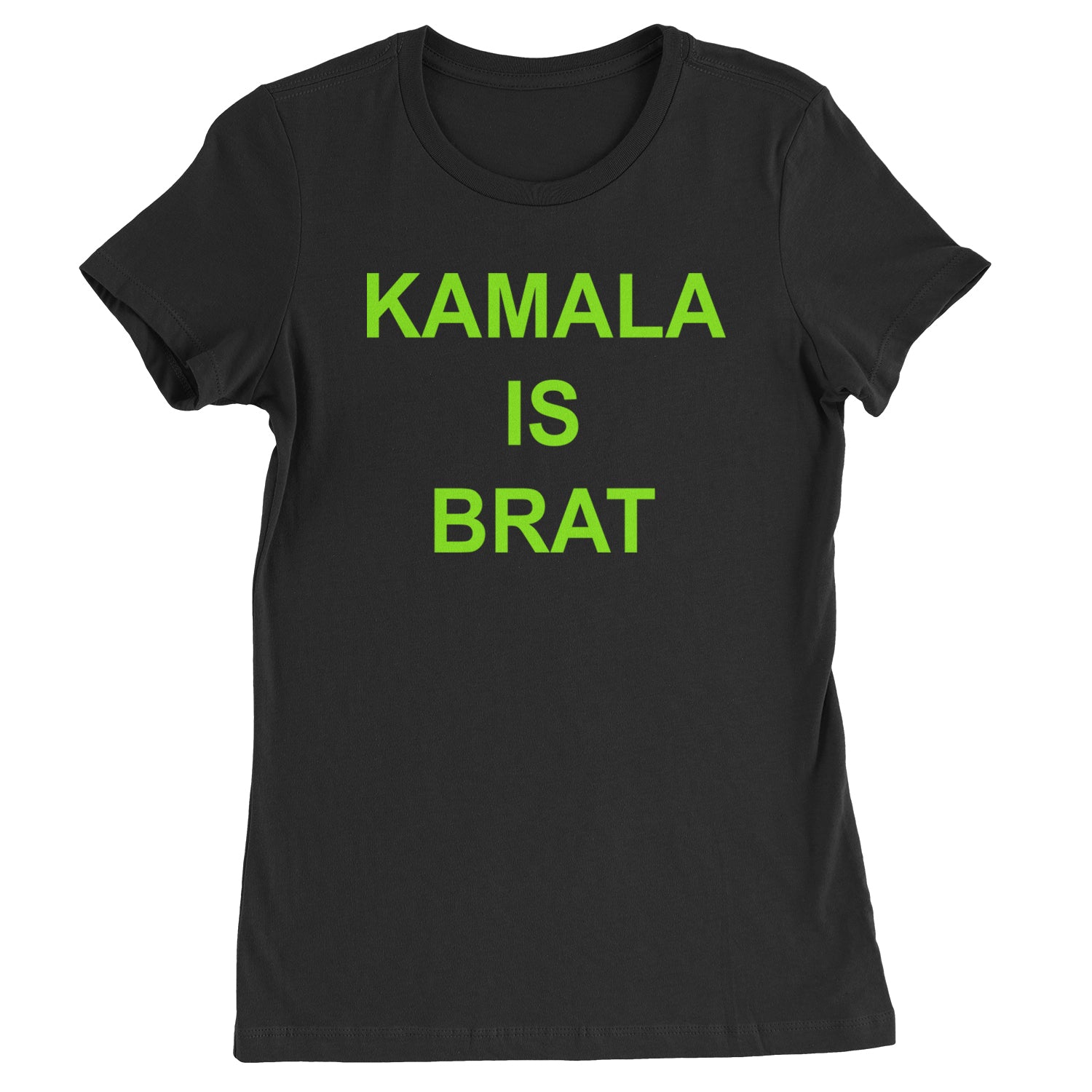 Kamala Is Brat - President Harris 2024 Womens T-shirt Black