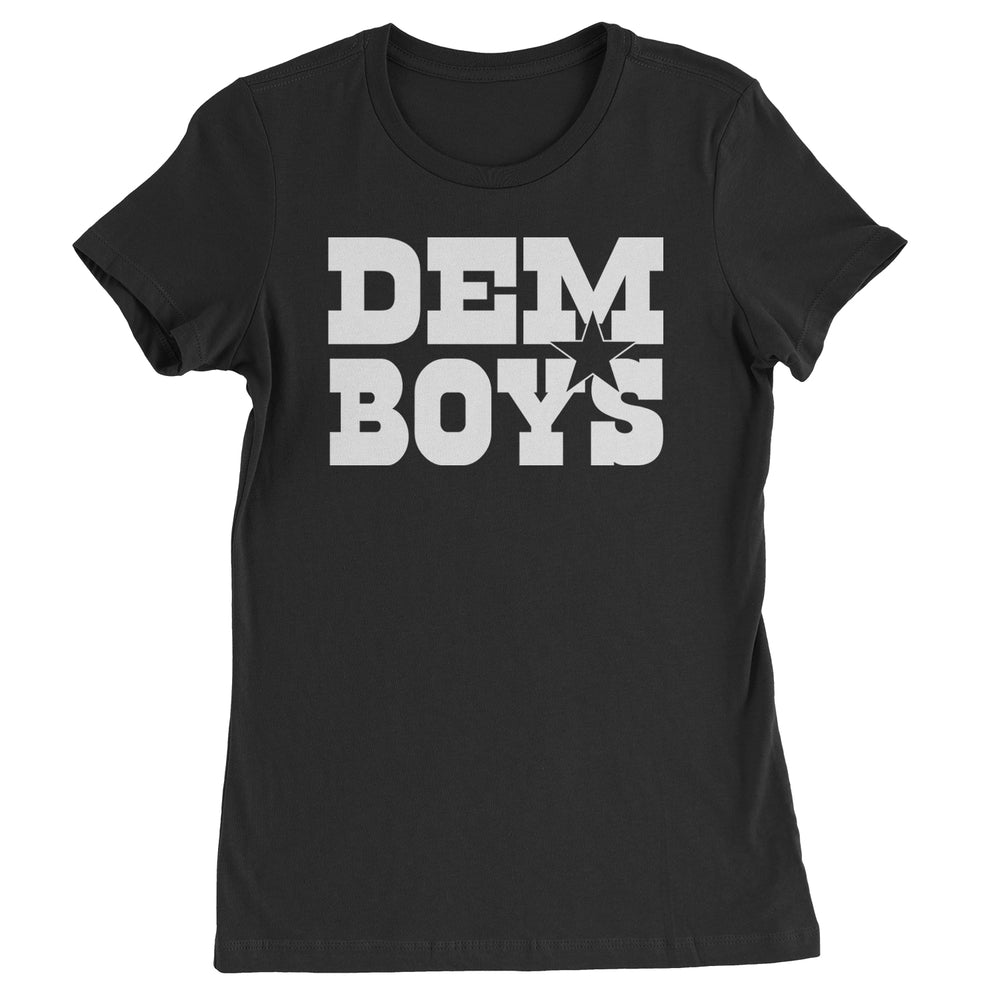 Dem Boys Dallas Football Womens T-shirt Black