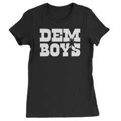 Dem Boys Dallas Football Womens T-shirt Black