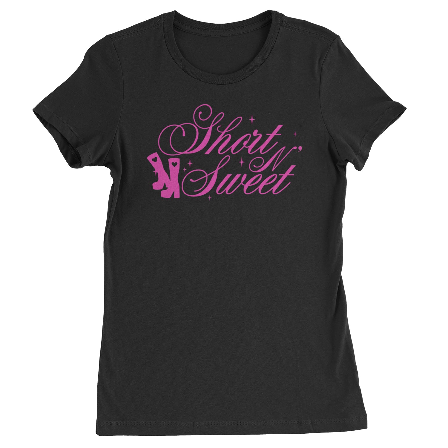 Boots Short N' Sweet  Womens T-shirt Light Pink