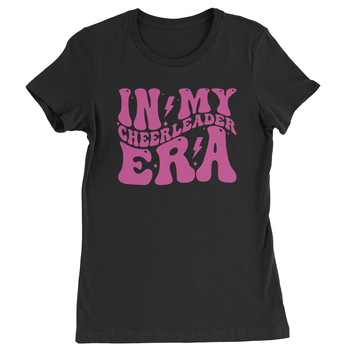 In My Cheerleader Era Womens T-shirt Black