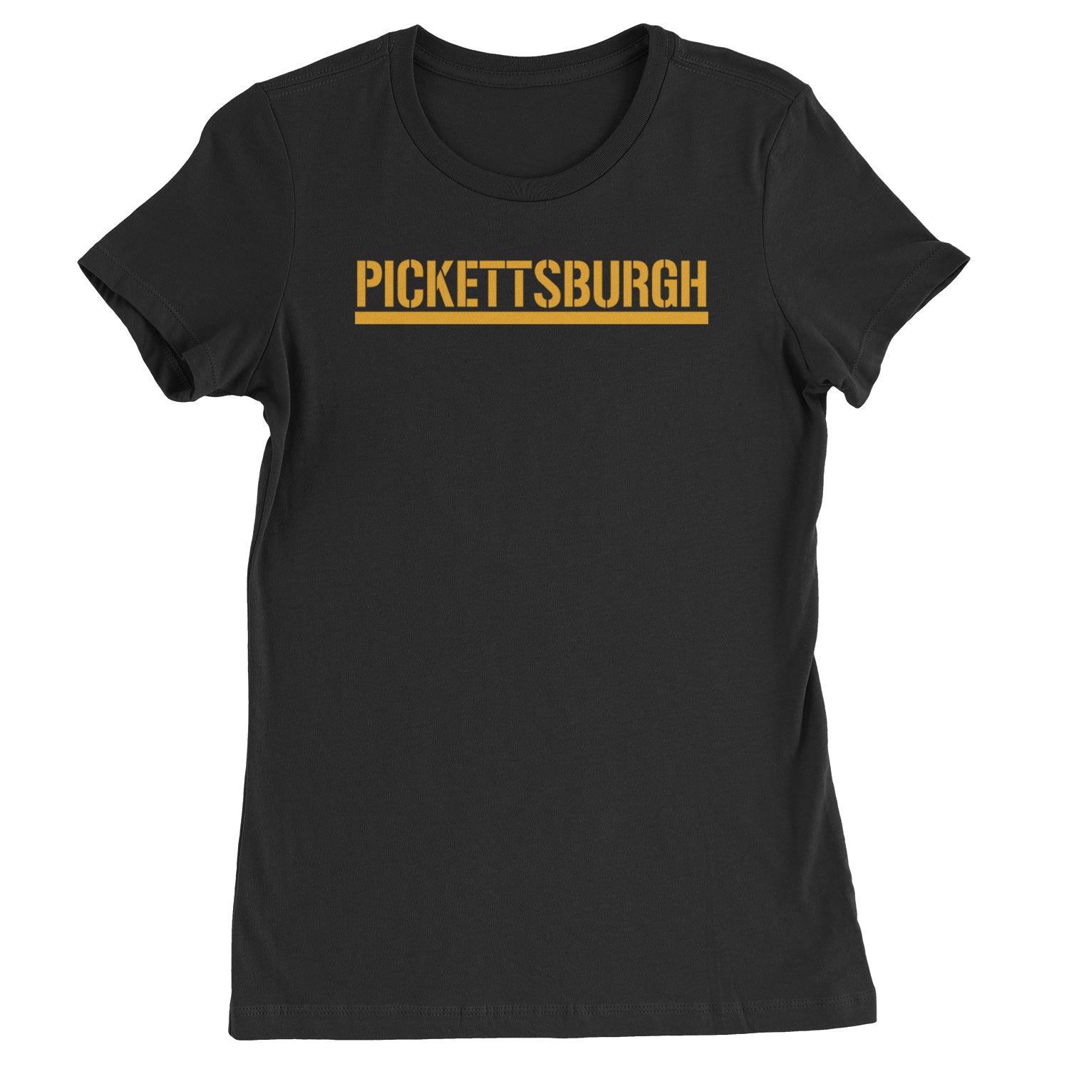 Pickettsburgh Pittsburgh Football Womens T-shirt Black