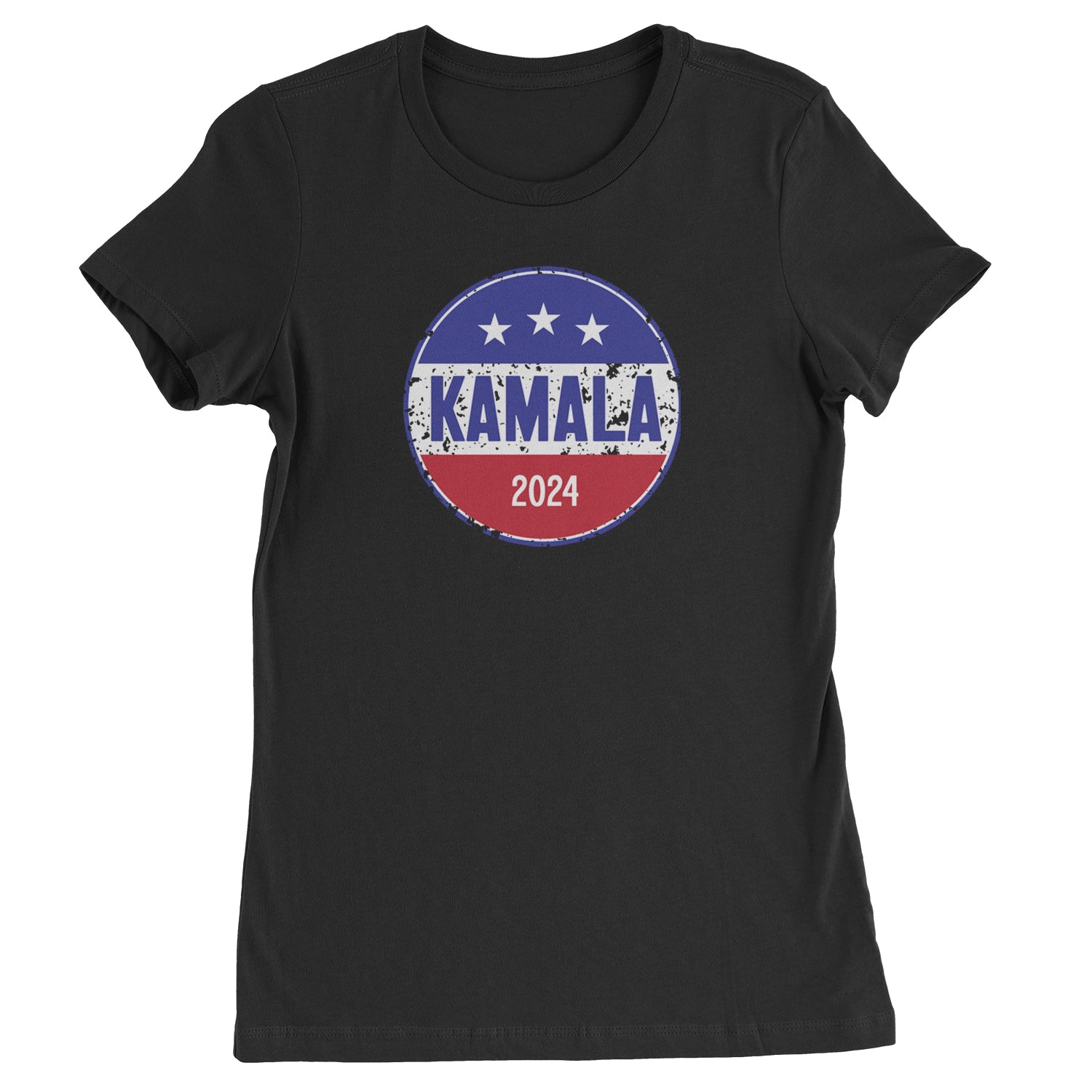 Kamala Badge 2024 - Kamala Harris For President 2024 Womens T-shirt Navy Blue