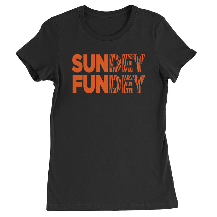 SunDEY FunDEY Sunday Funday Womens T-shirt