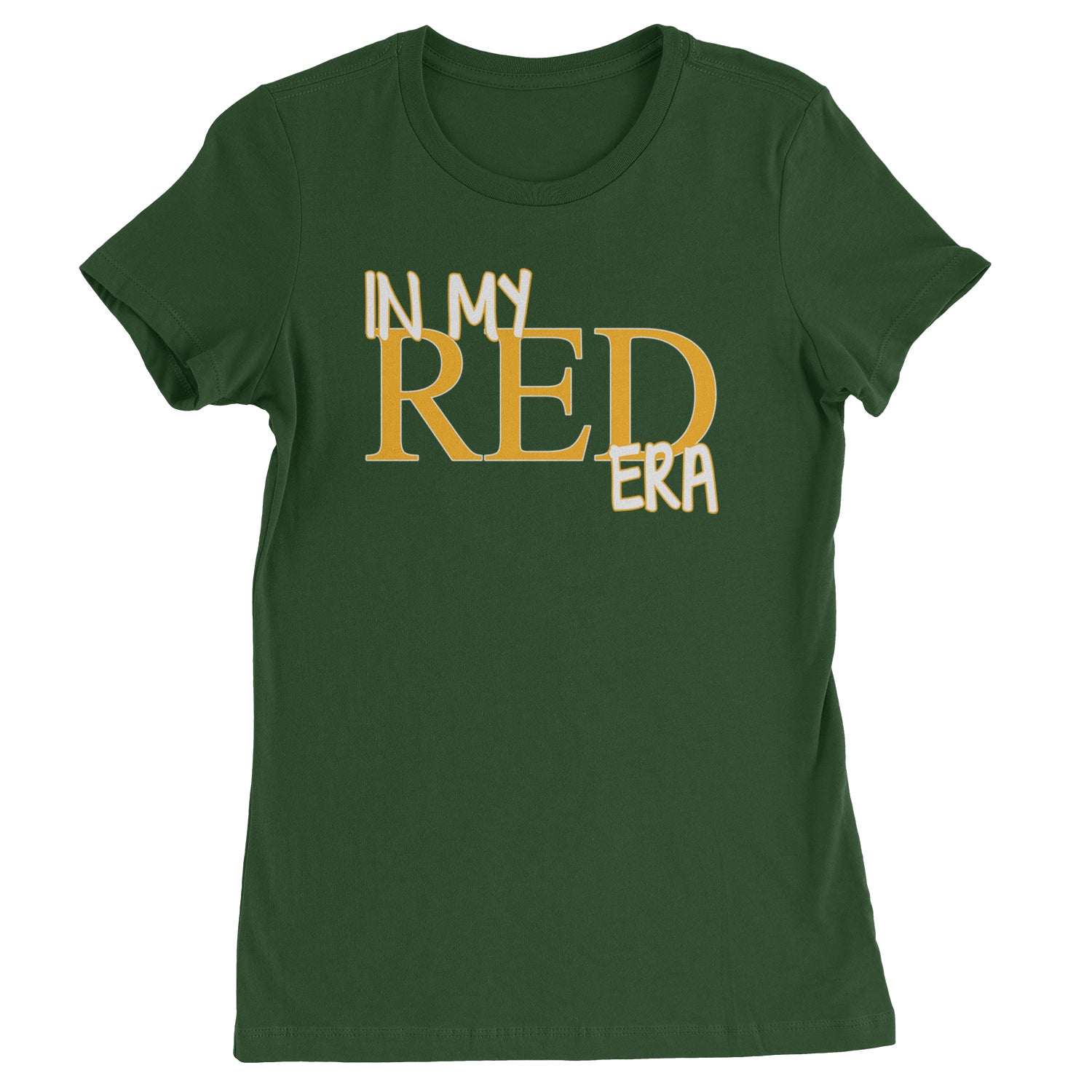 In My Red Era Kansas City Womens T-shirt Forest Green