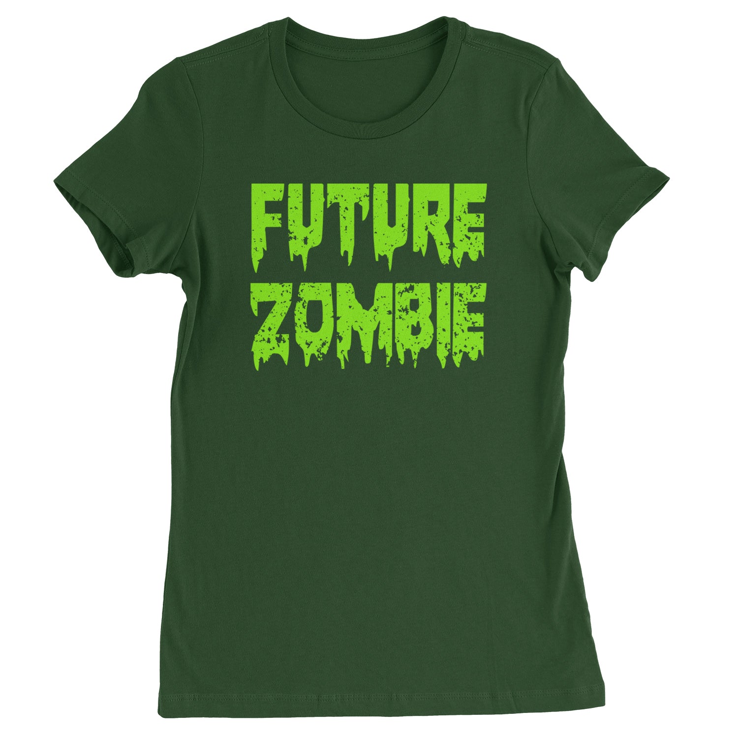 Future Zombie Horror Womens T-shirt Black