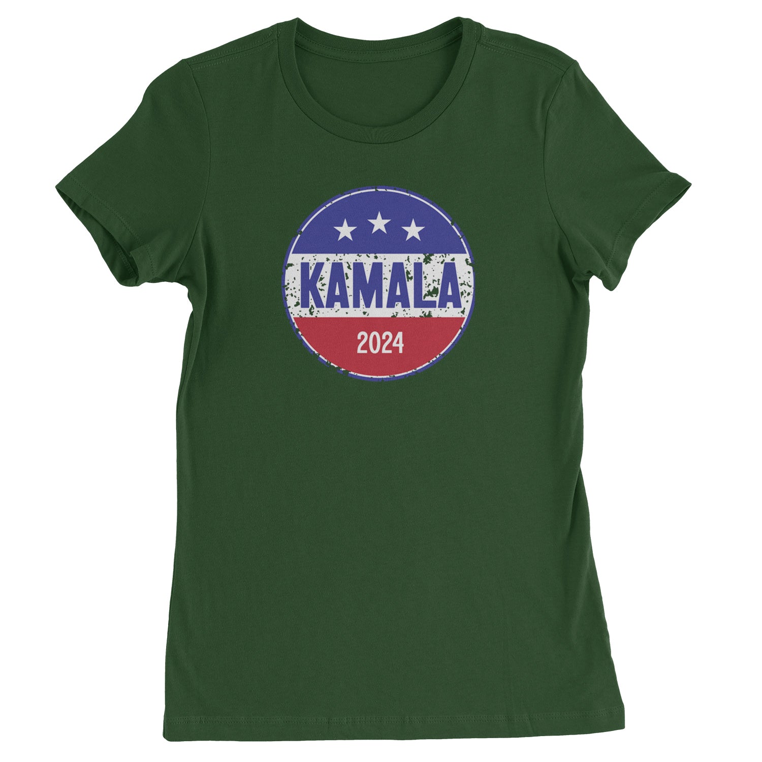 Kamala Badge 2024 - Kamala Harris For President 2024 Womens T-shirt Forest Green