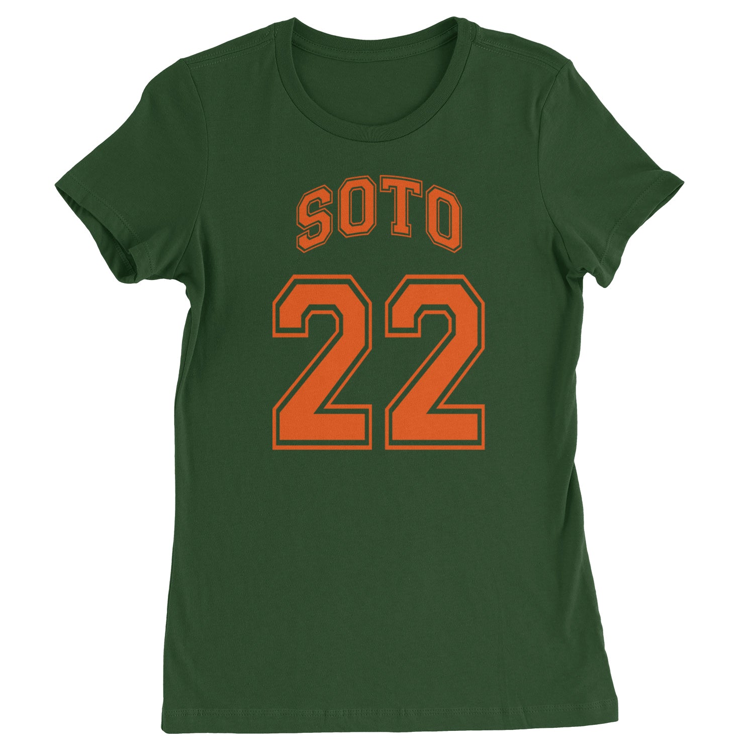 Soto Number 22  Womens T-shirt Forest Green