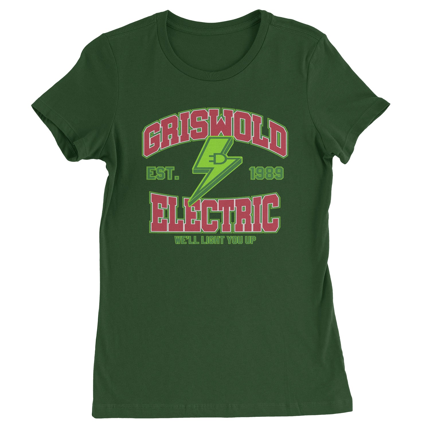 Griswold Electric We'll Light You Up  Womens T-shirt Black