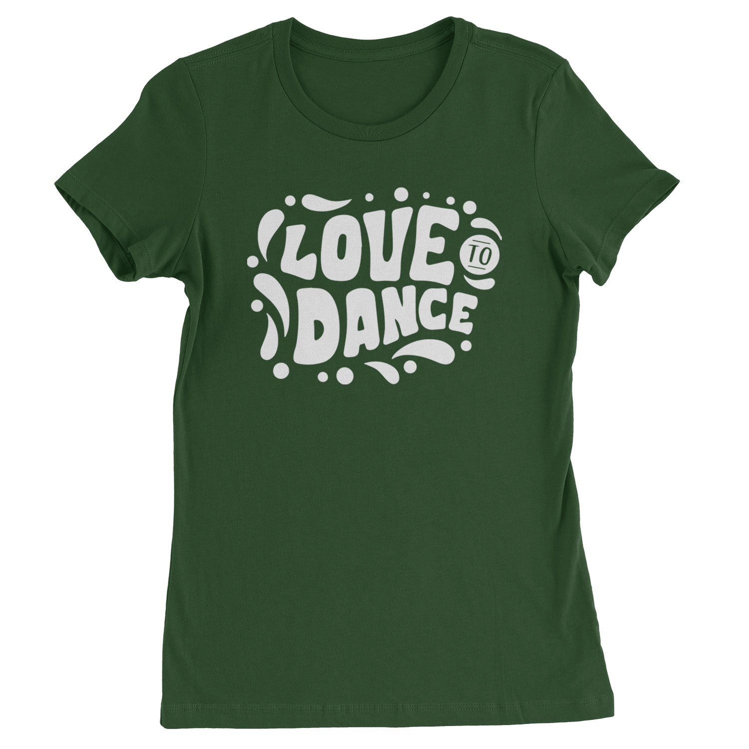 Love To Dance Womens T-shirt Black