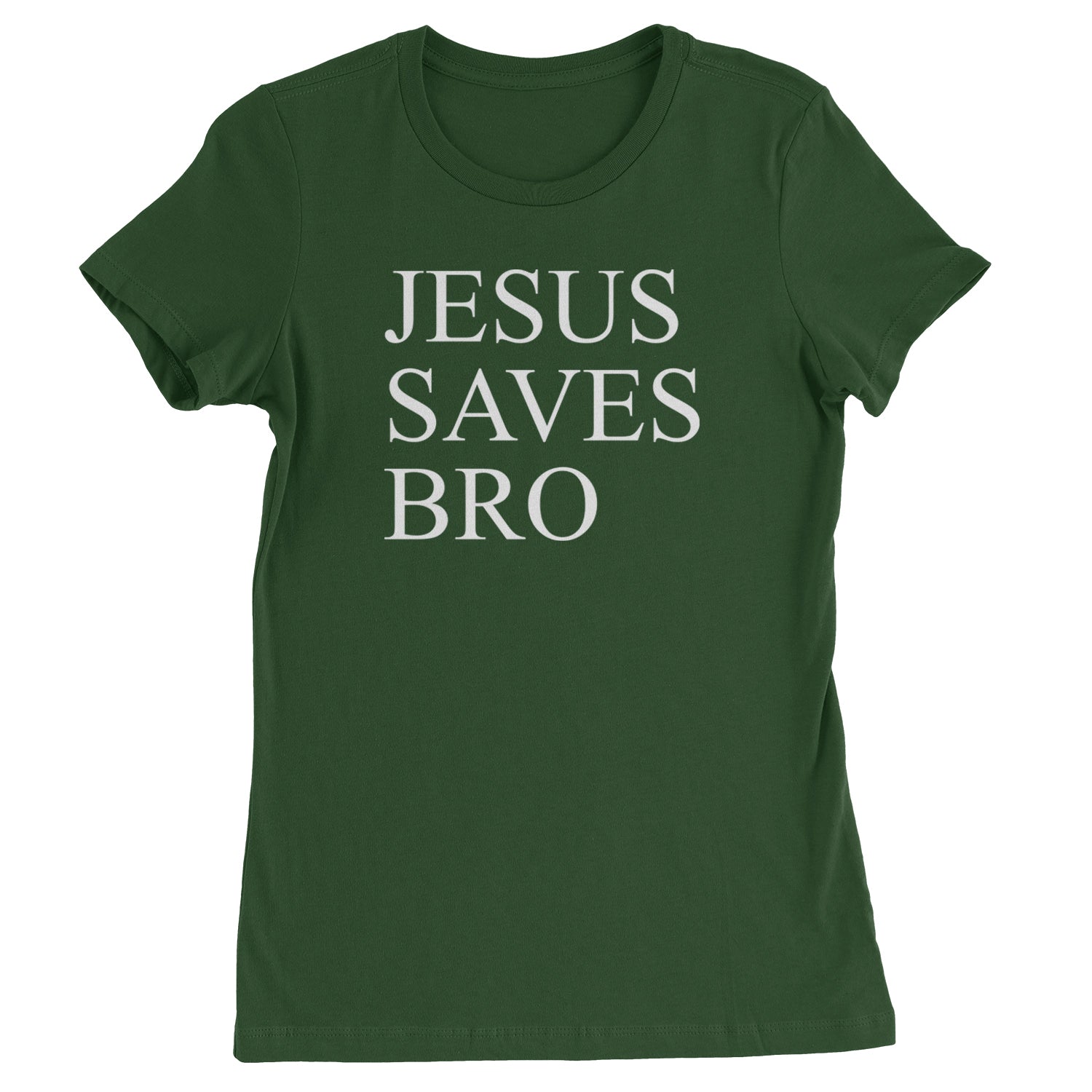 Jesus Saves Bro  Womens T-shirt Black