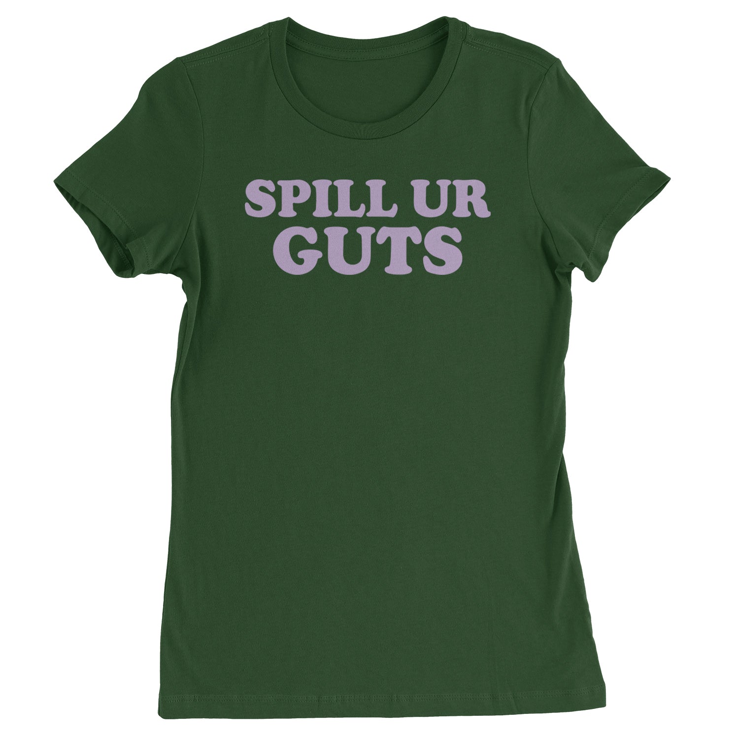 Spill Ur Guts Music Womens T-shirt Forest Green