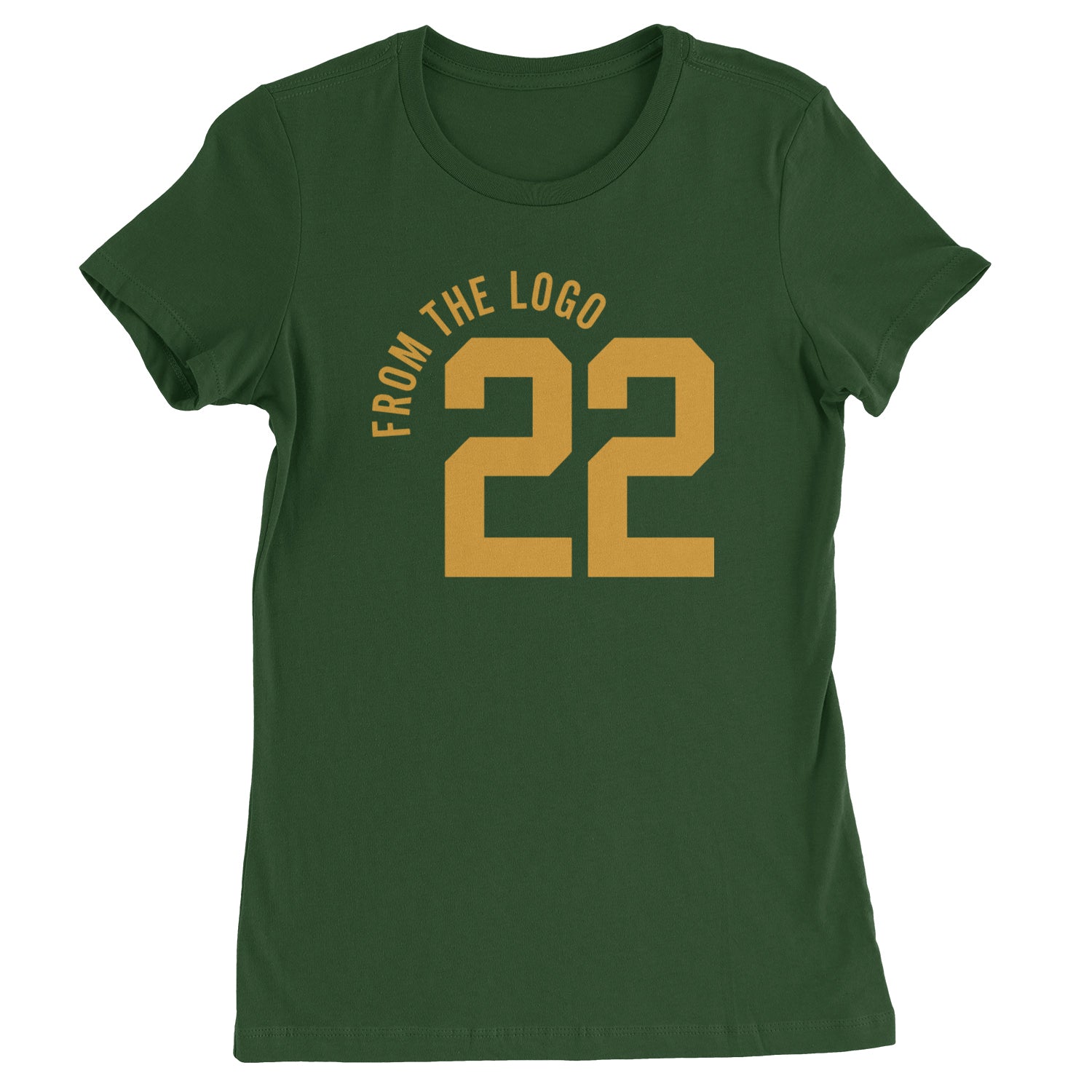 From The Logo #22 Basketball Womens T-shirt Black