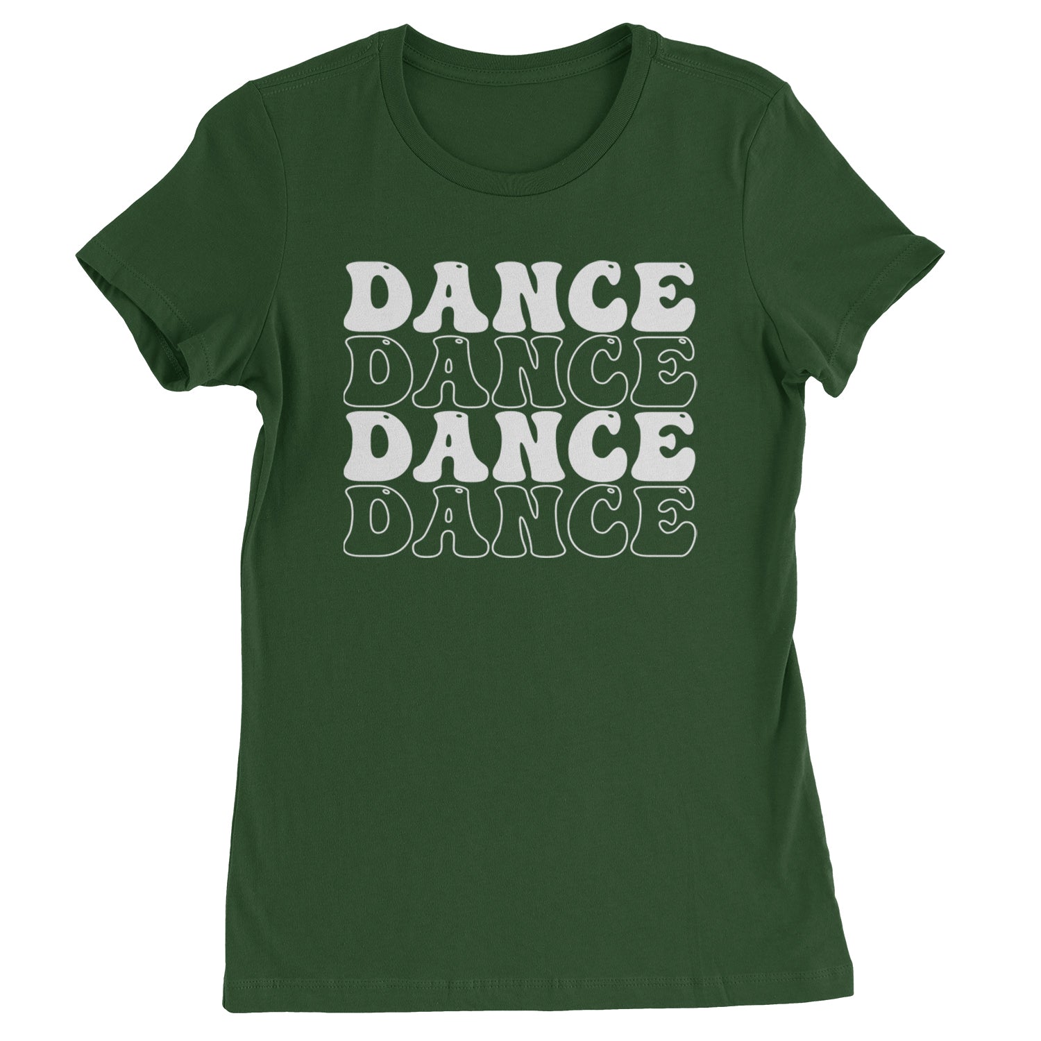 Dance Dance Dance Dance Womens T-shirt Black