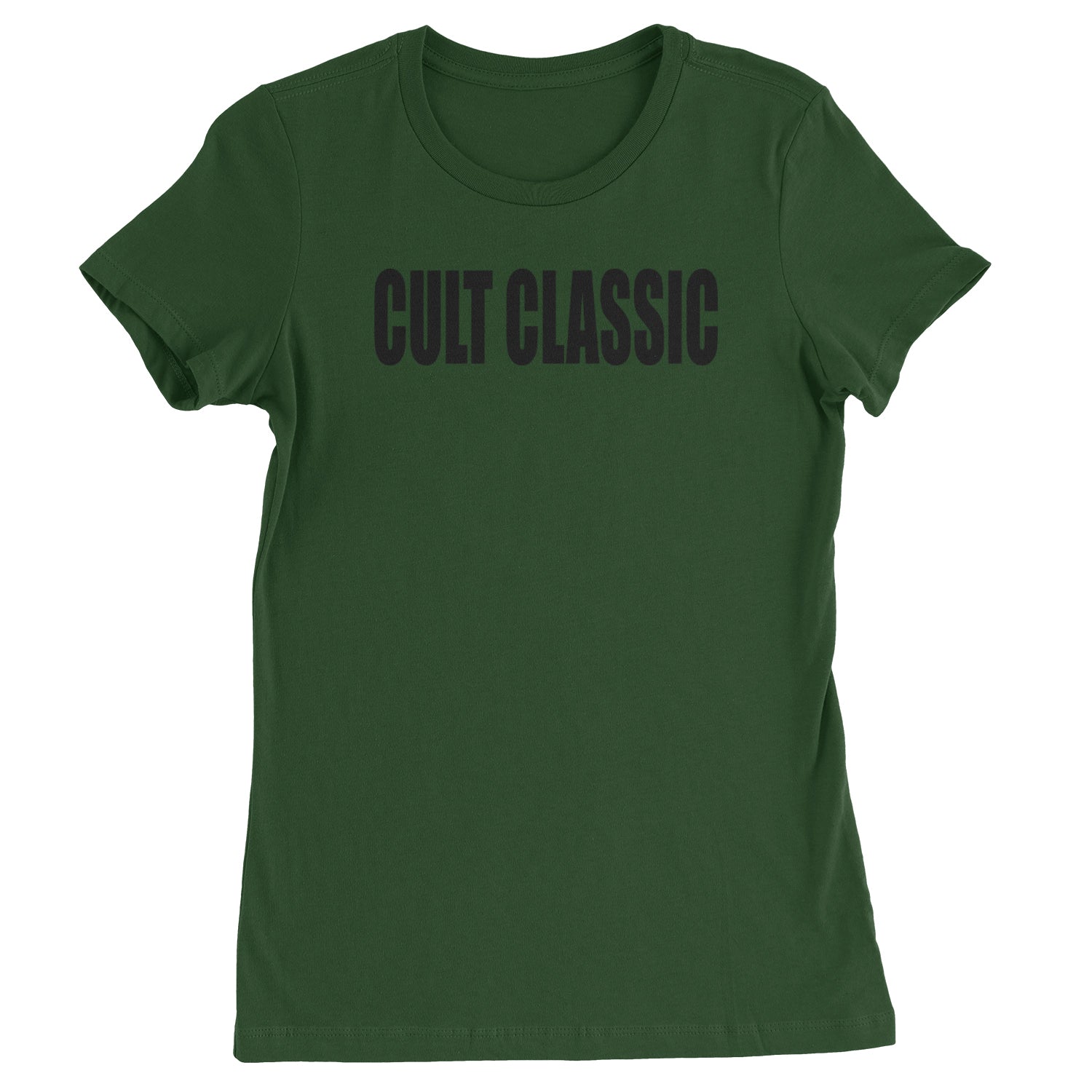 Cult Classic Pop Music Club  Womens T-shirt Forest Green