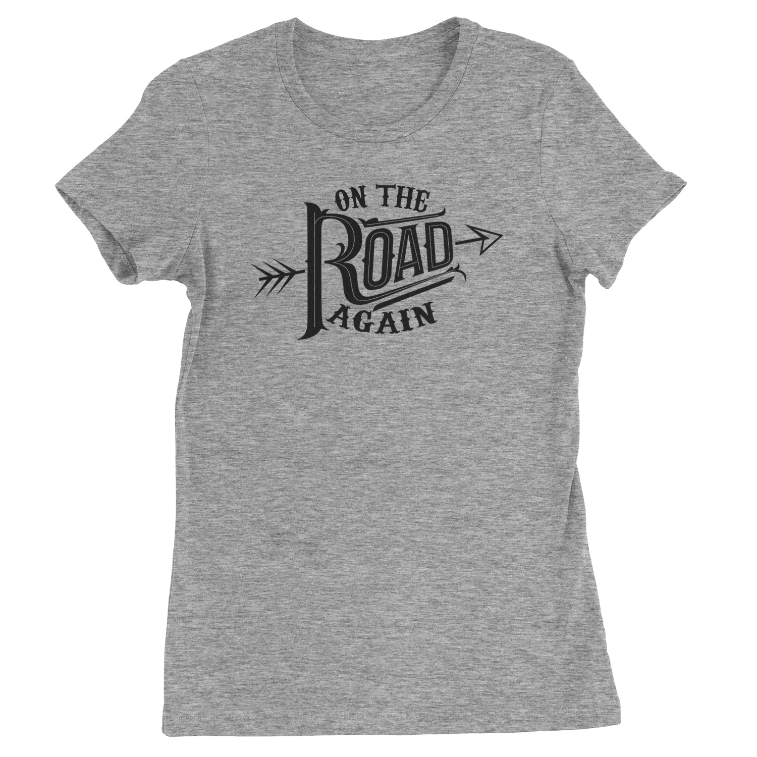 On The Road Again Hippy Country Music Womens T-shirt Yellow