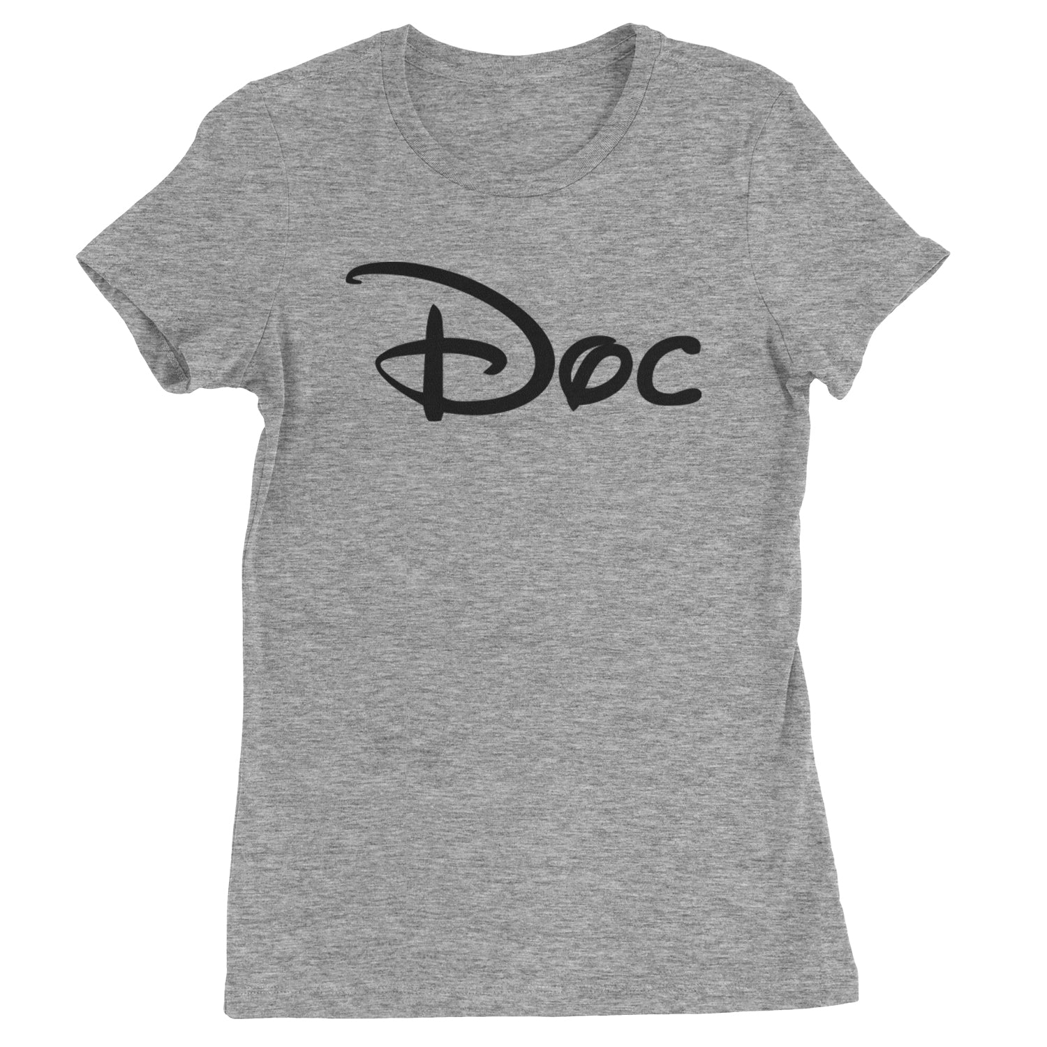 Doc - 7 Dwarfs Costume Womens T-shirt Heather Grey