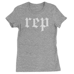 REP Reputation Eras Music Lover Gift Fan Favorite Womens T-shirt Heather Grey