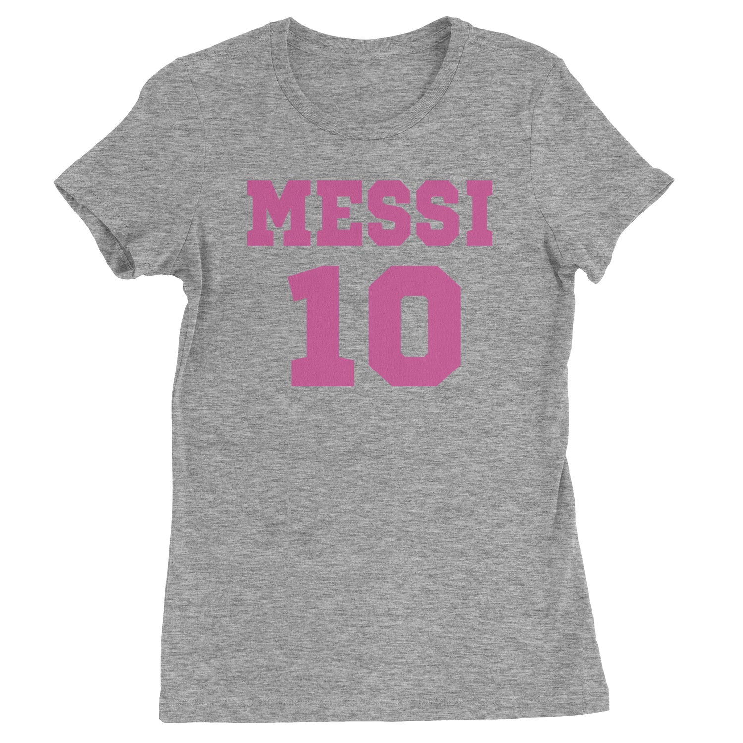 Messi World Soccer Futbol Messiami Womens T-shirt Heather Grey