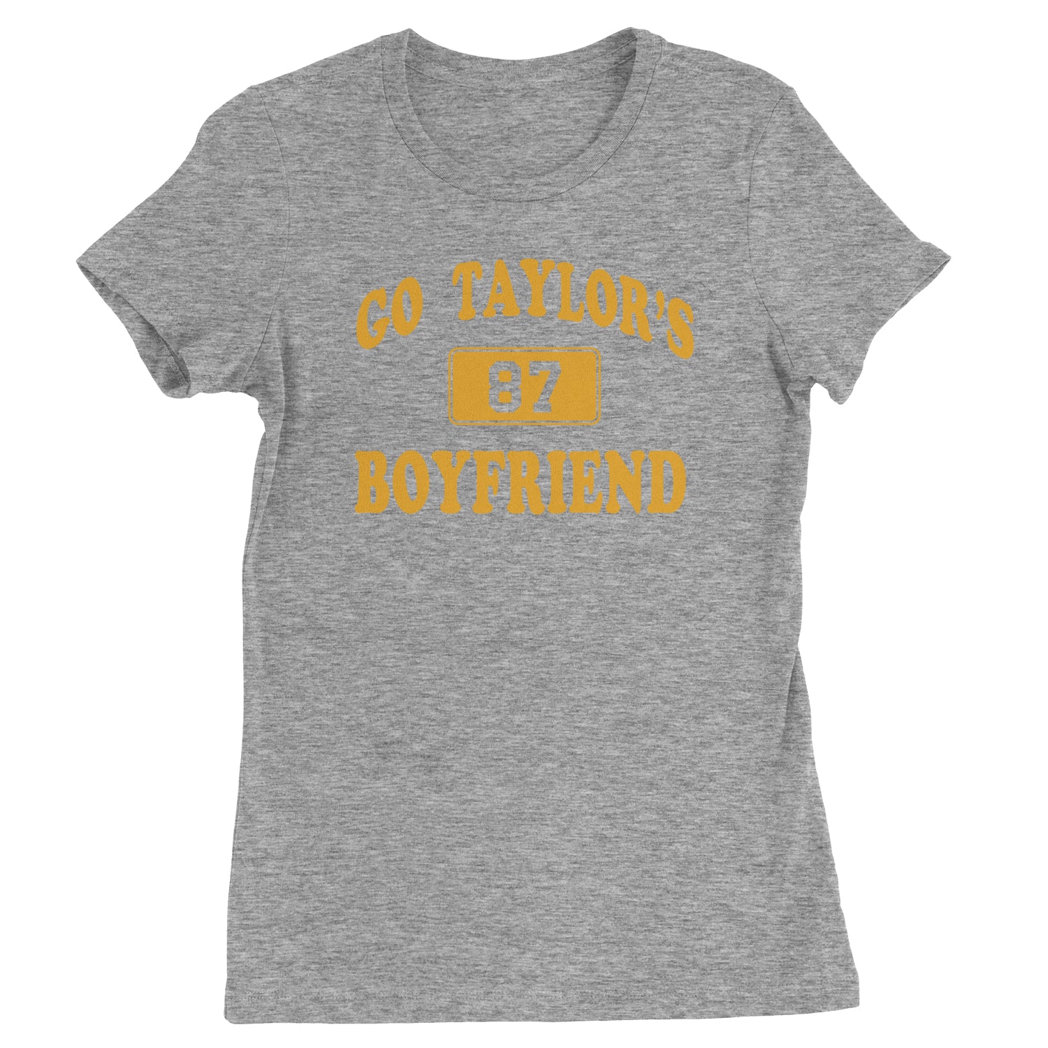 Go Taylor's Boyfriend Kansas City Womens T-shirt Heather Grey