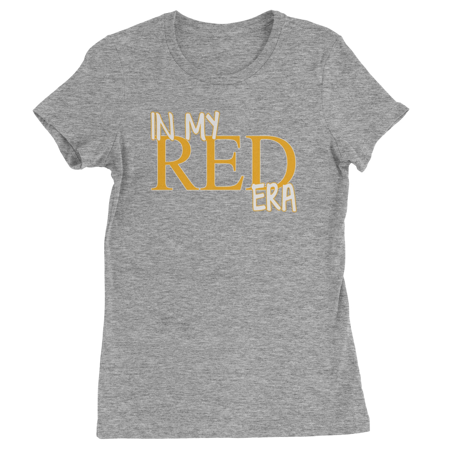 In My Red Era Kansas City Womens T-shirt Heather Grey