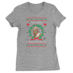 Merry Chrithmith Ugly Christmas  Womens T-shirt Heather Grey