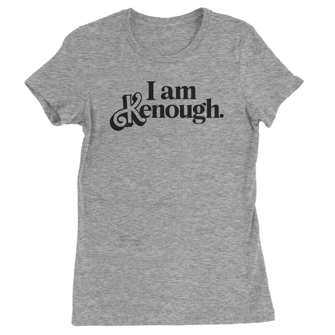 I Am Kenough Barbenheimer Womens T-shirt Heather Grey