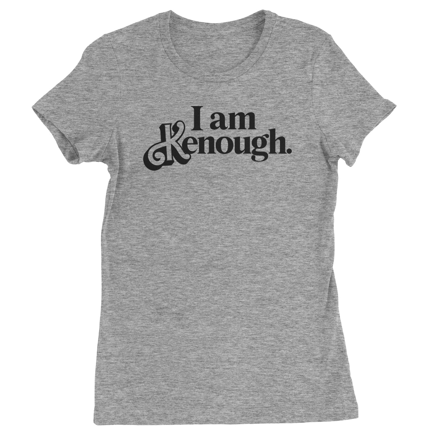 I Am Kenough Barbenheimer Womens T-shirt Heather Grey