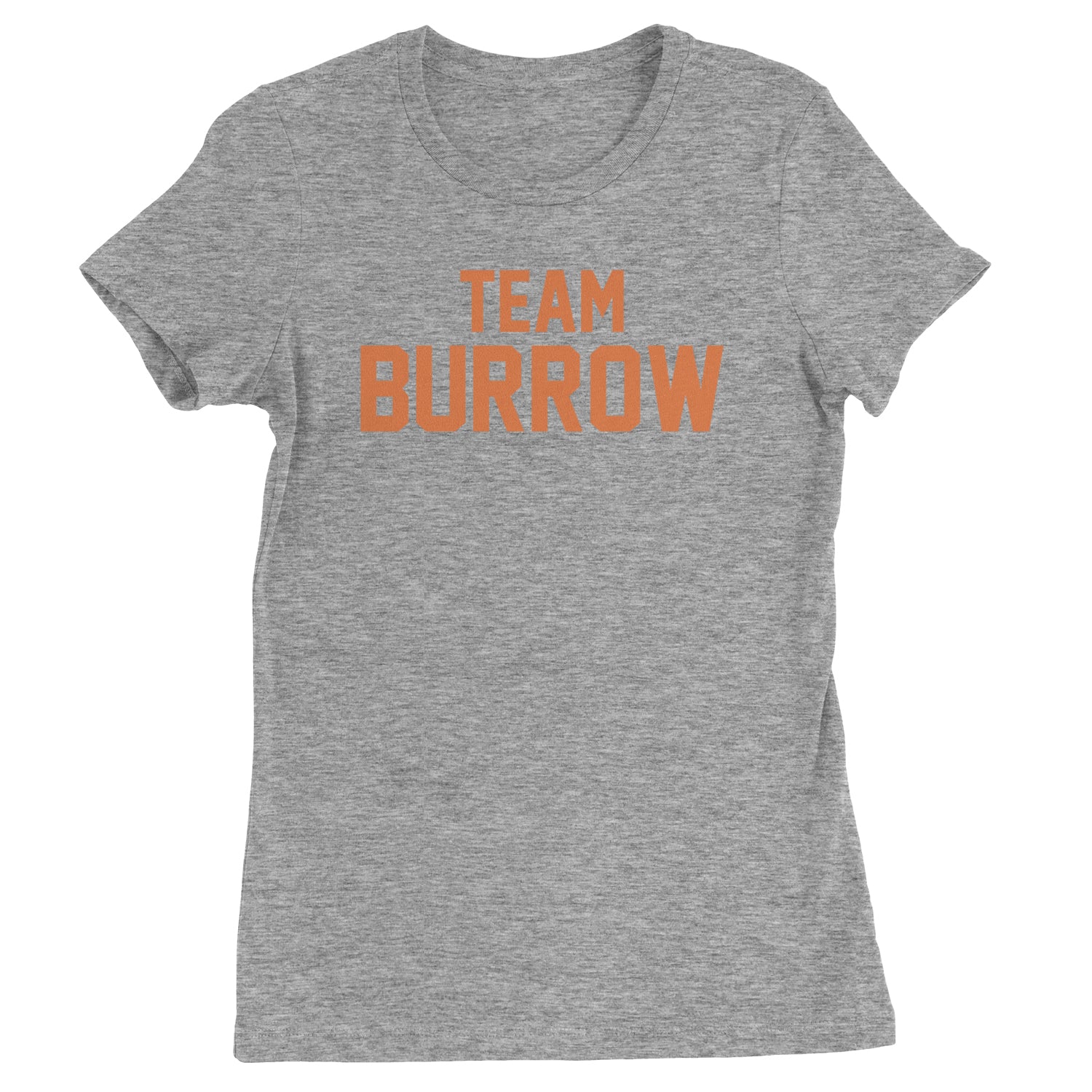 Team Burrow Cincinnati Womens T-shirt Heather Grey