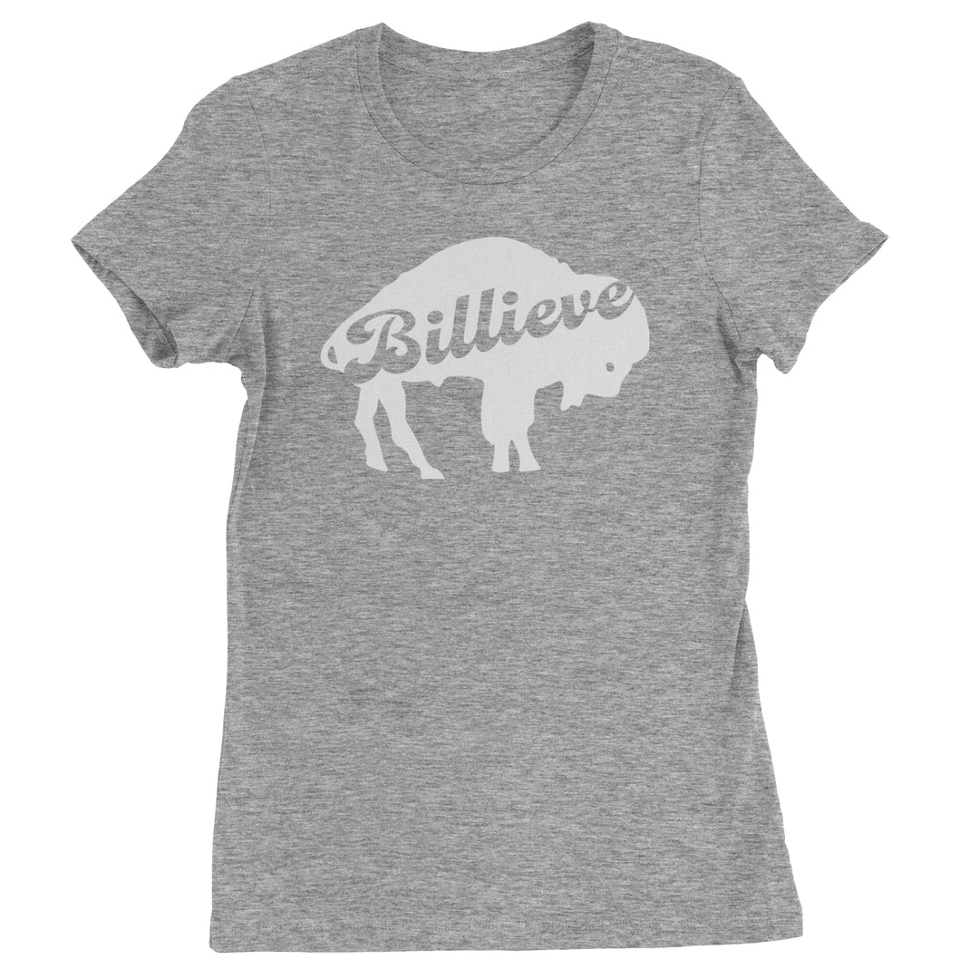 Billieve Bills Mafia Womens T-shirt Heather Grey
