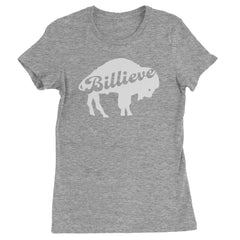 Billieve Bills Mafia Womens T-shirt Heather Grey