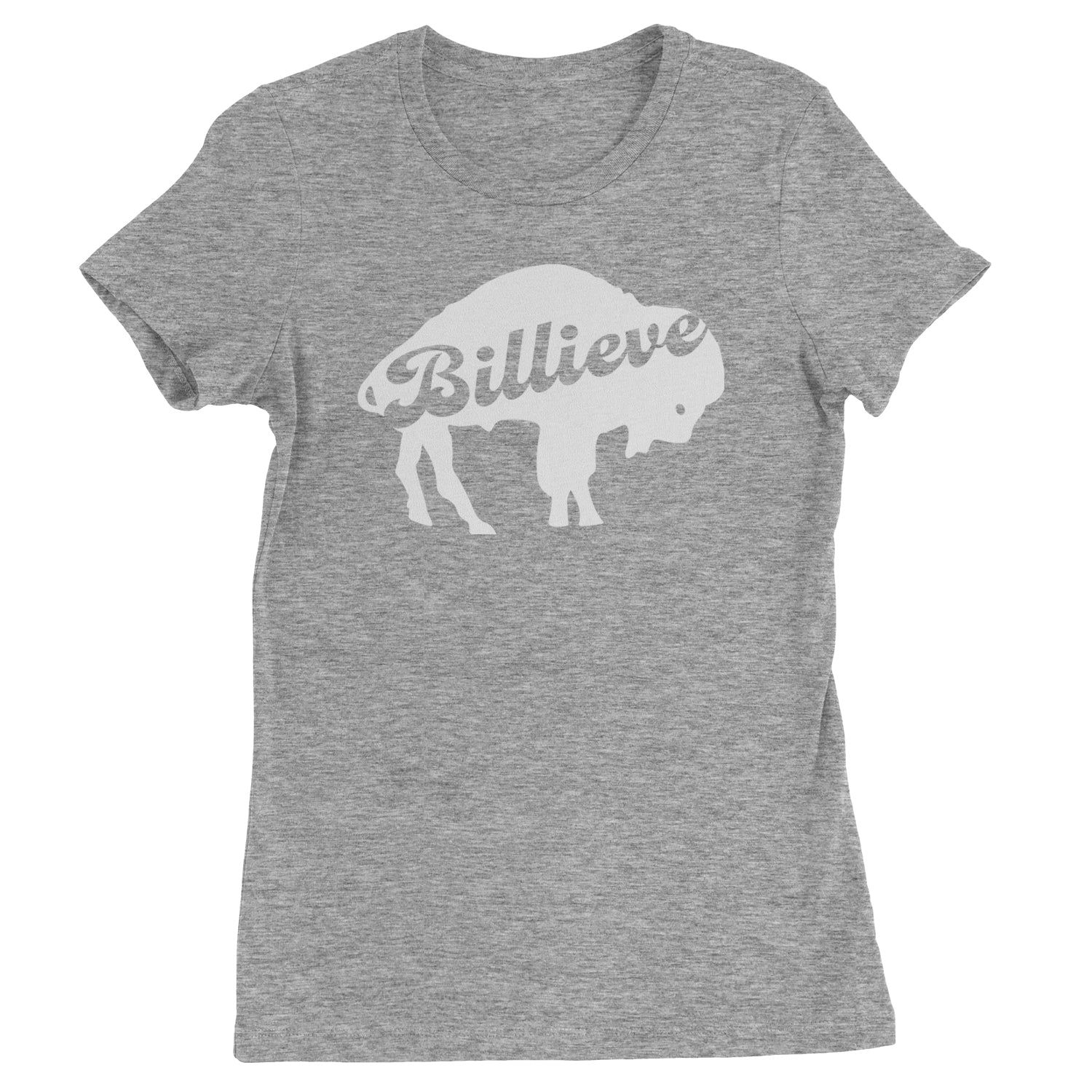 Billieve Bills Mafia Womens T-shirt Heather Grey