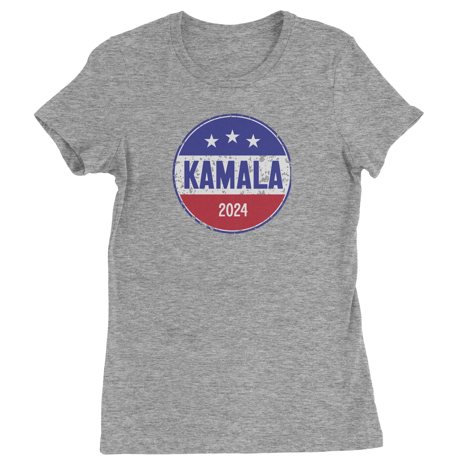 Kamala Badge 2024 - Kamala Harris For President 2024 Womens T-shirt Heather Grey