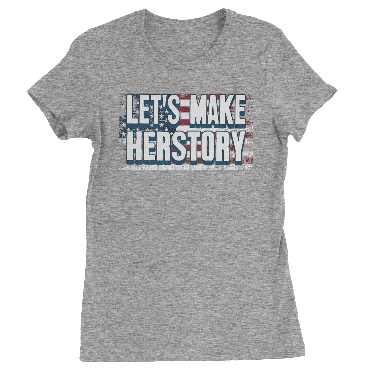 Lets Make Herstory - Support Kamala Harris For President 2024 Womens T-shirt Heather Grey