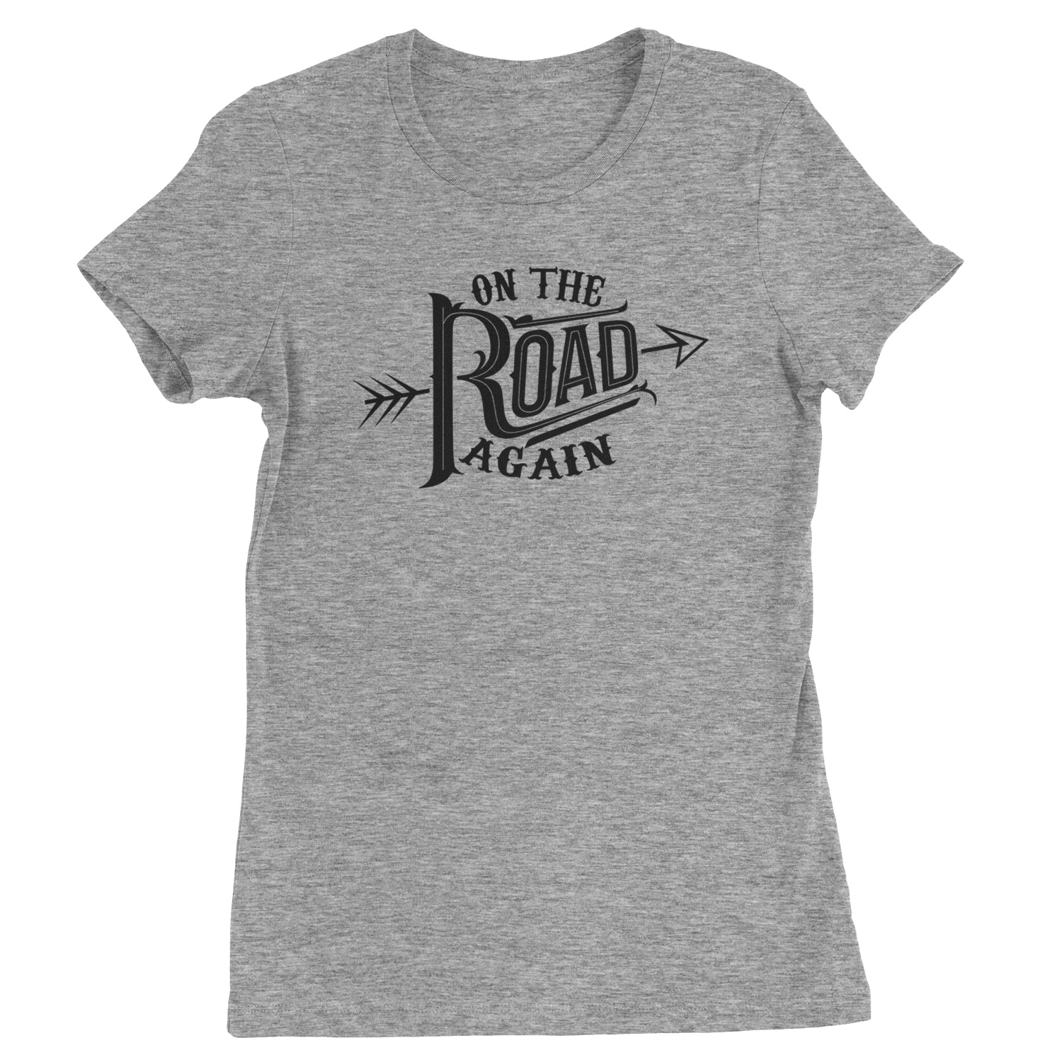 On The Road Again Hippy Country Music Womens T-shirt