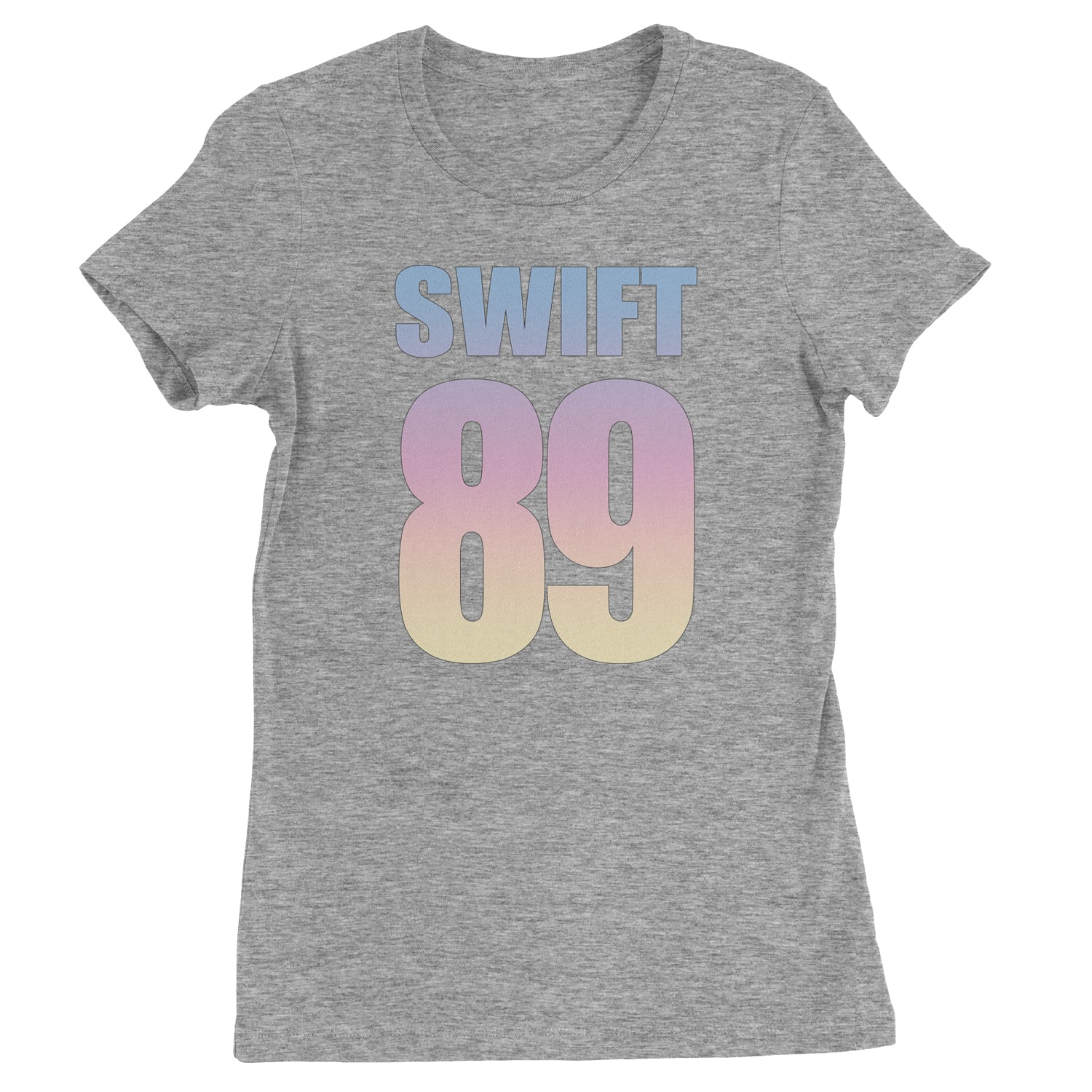 Lover Era Swift 89 Birth Year Music Fan TTPD Womens T-shirt Heather Grey