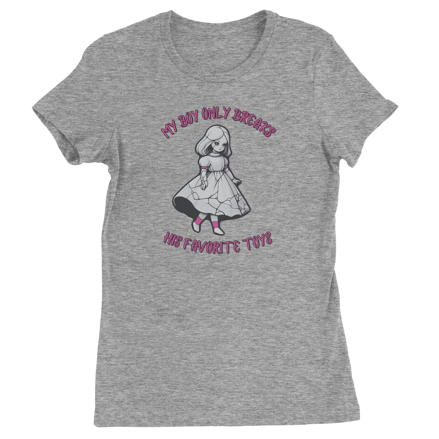 My Boy Only Breaks His Favorite Toys TTPD Music Womens T-shirt Heather Grey