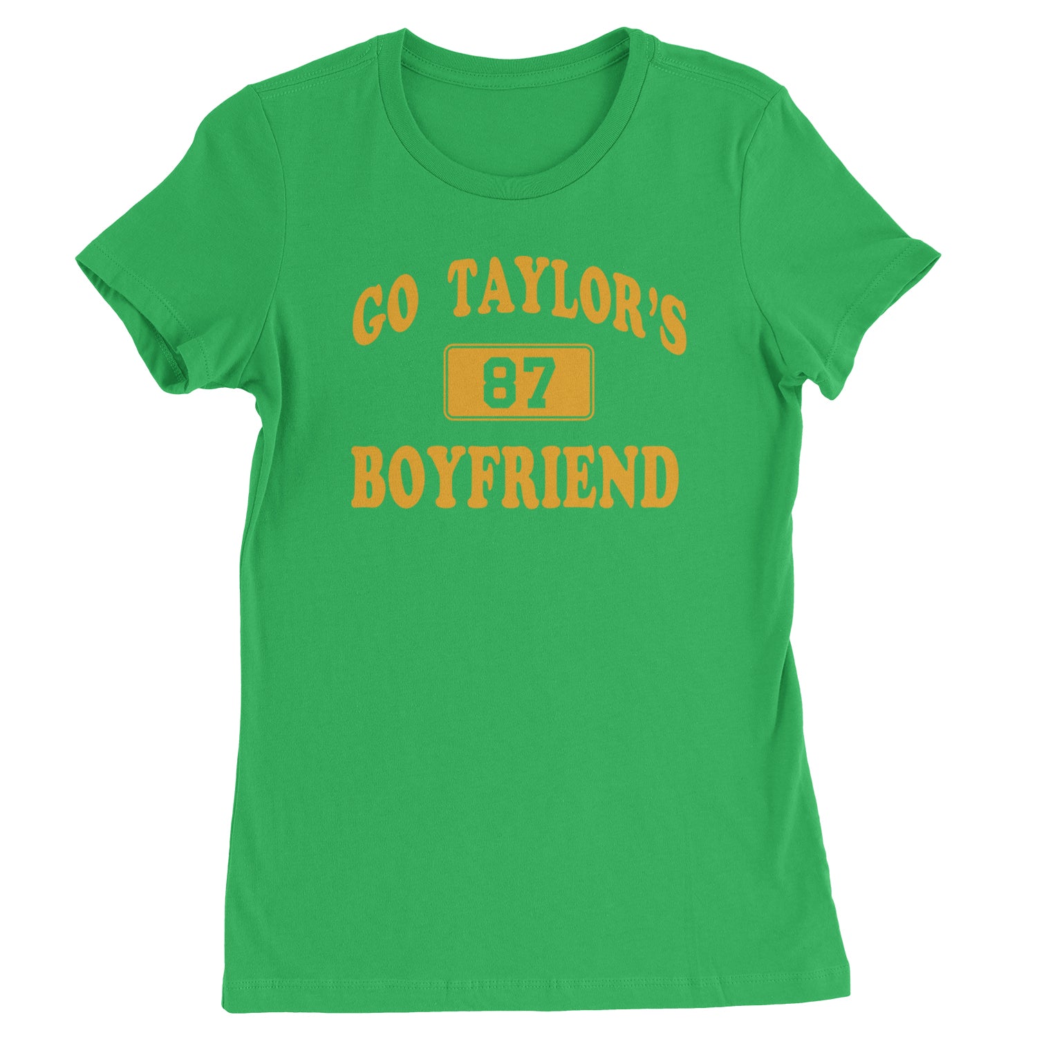 Go Taylor's Boyfriend Kansas City Womens T-shirt Kelly Green