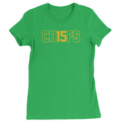 Ch15fs Chief 15 Shirt Womens T-shirt Kelly Green